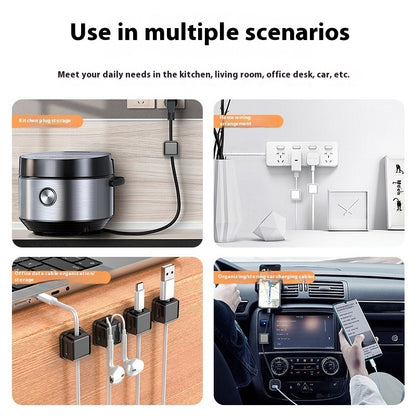 Wall-Mounted Data Cable Organizer