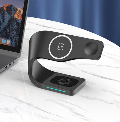 3 in 1 Magnetic Wireless Charger Stand for iPhone & AirPods