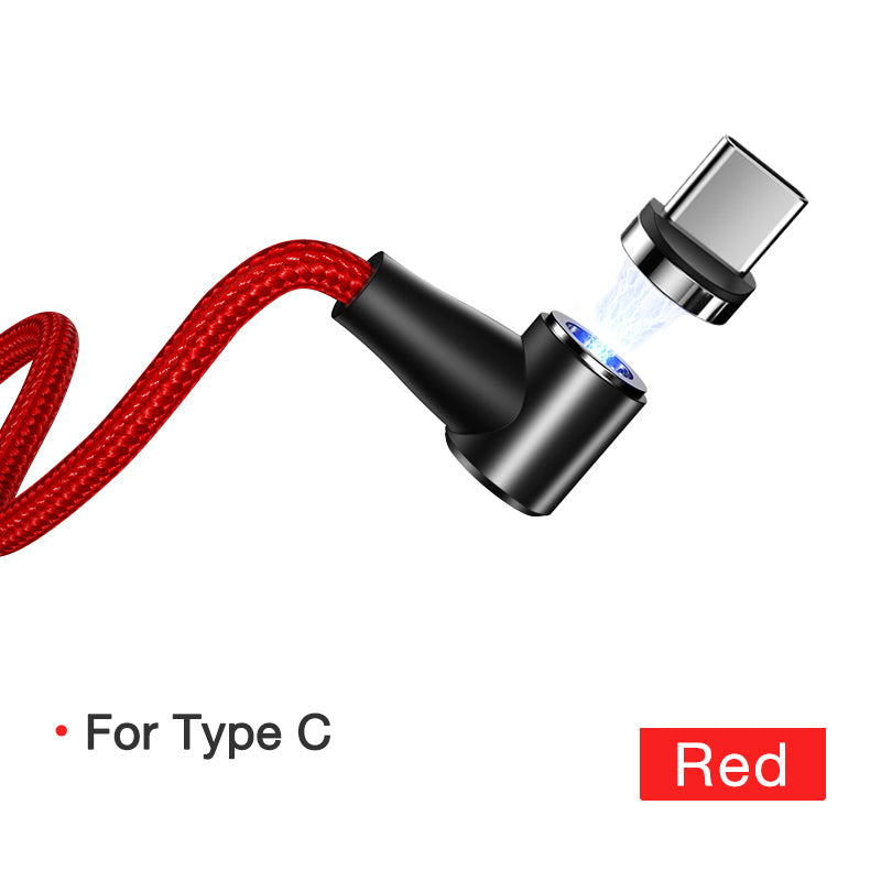 Magnetic 3-in-1 Data Cable with Fast Charging
