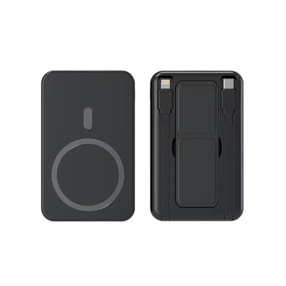 Magnetic Wireless Power Bank with Cable