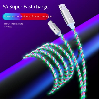 Fast Charging Colorful Data Cable for Apple & Android