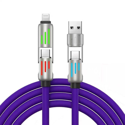 240W Multi‑Connector LED Charging Cable