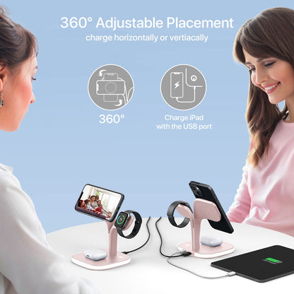 5-in-1 Magnetic Wireless Fast Charging Station
