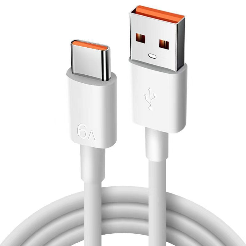 120W Super Fast 6A Type-C Charging Data Cable