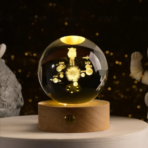 Glowing Crystal Ball