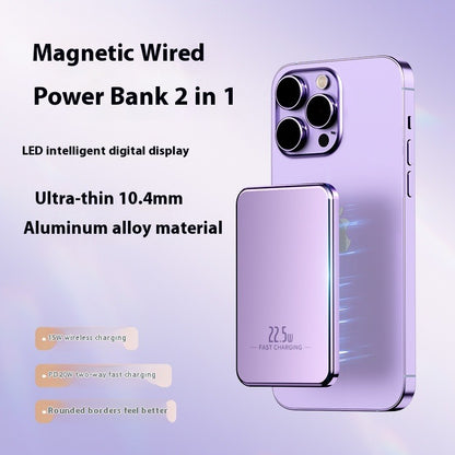 Ultra-Thin MagSafe Magnetic 15W Wireless Power Bank