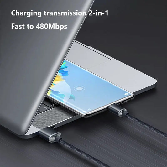 120W Super Fast 6A Type-C Charging Data Cable