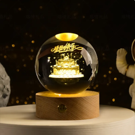 Glowing Crystal Ball