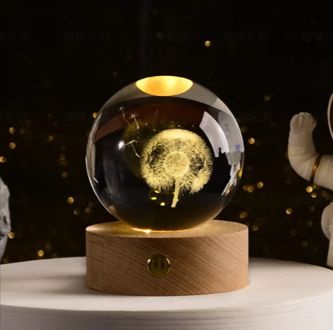 Glowing Crystal Ball