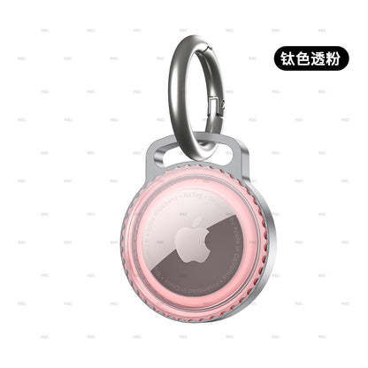AirTag Metal Protective Case with Keychain and Waterproof
