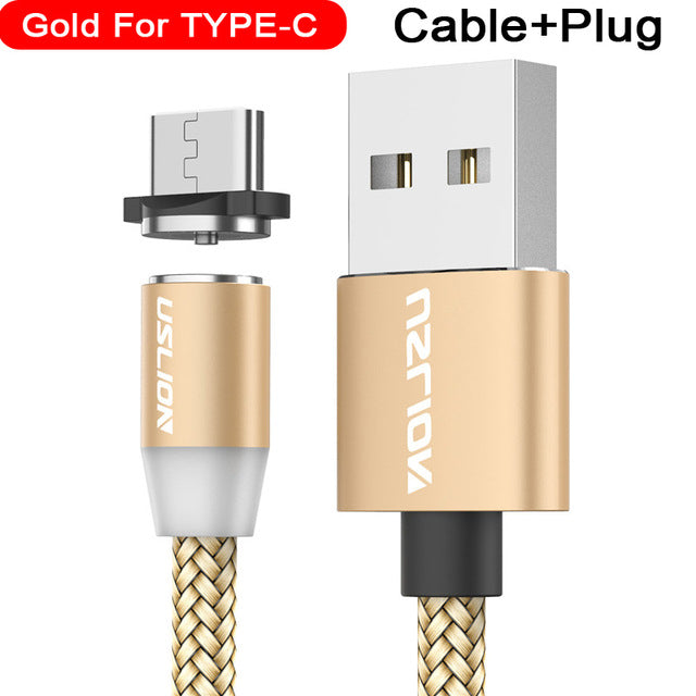 Uslion Magnetic Data Cable 3-in-1 for Android & Apple
