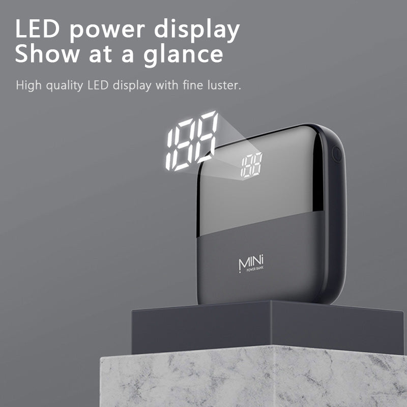 New Slim Fast Charging Power Bank 10000mAh Portable