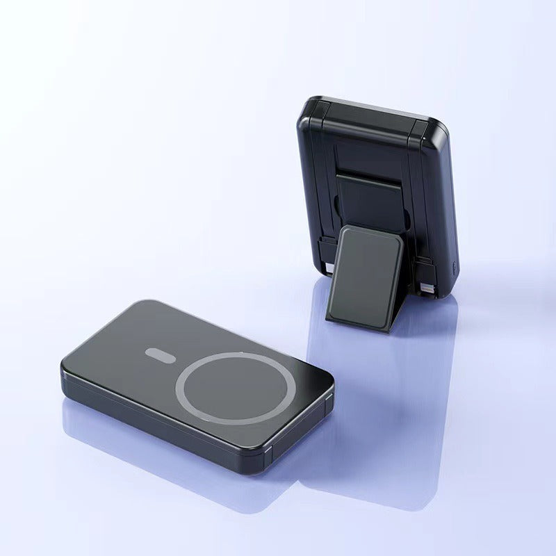 Magnetic Wireless Power Bank with Cable
