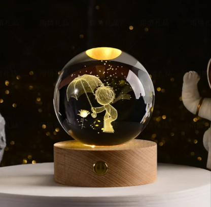 Glowing Crystal Ball