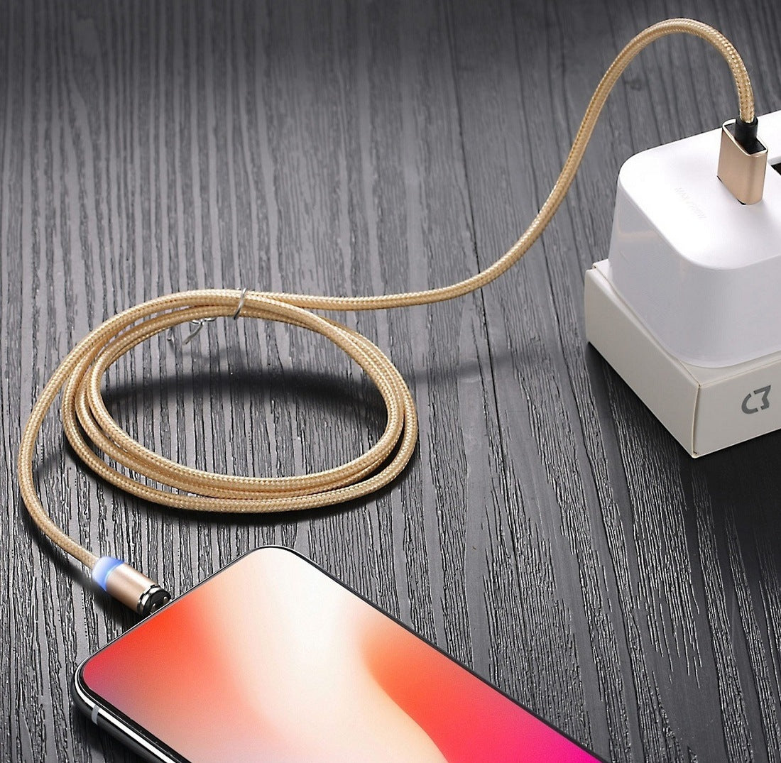 Uslion Magnetic Data Cable 3-in-1 for Android & Apple
