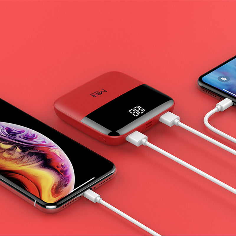 New Slim Fast Charging Power Bank 10000mAh Portable