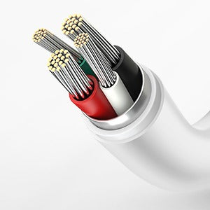 Quick Charge USB Wall Adapter with 1m/2m Cable