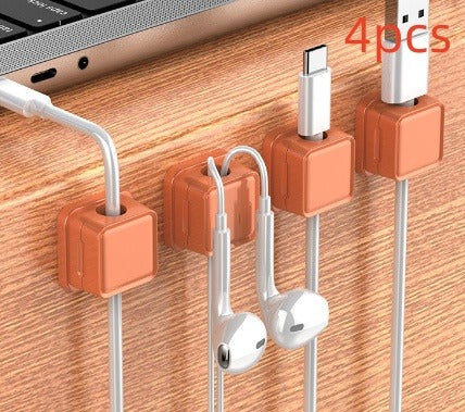 Wall-Mounted Data Cable Organizer