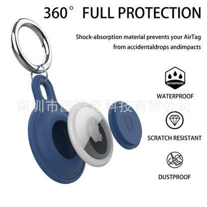 Silicone Protective Case for AirTag Keychain Tracker