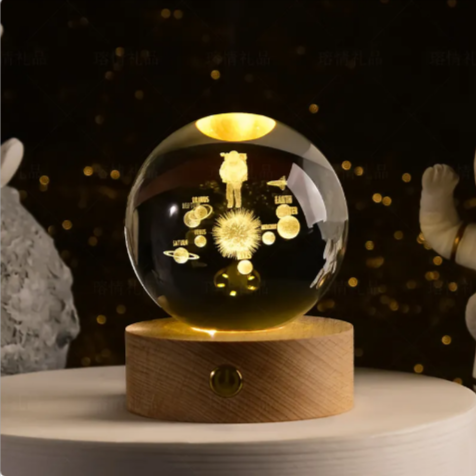 Glowing Crystal Ball