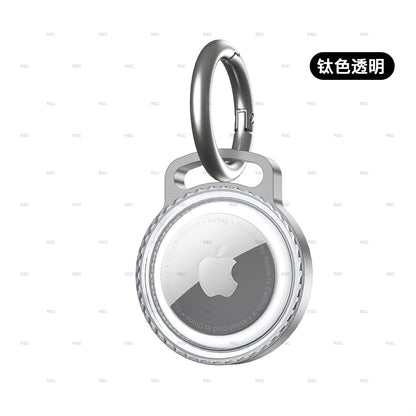 AirTag Metal Protective Case with Keychain and Waterproof