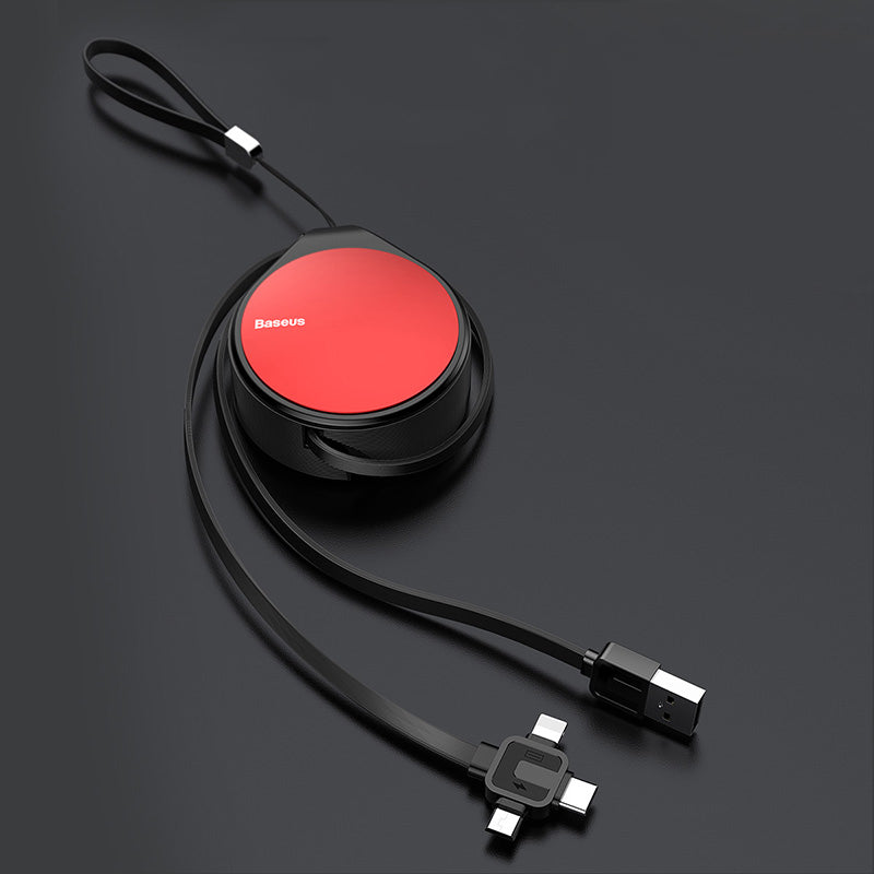 3-in-1 Fast Charging Cable for iPhone & Android Devices