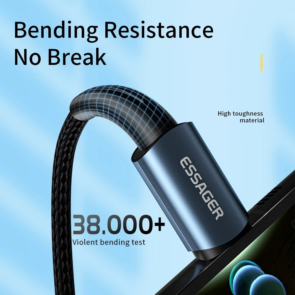 Essager 100W USB C Fast Charging Cable for MacBook Pro