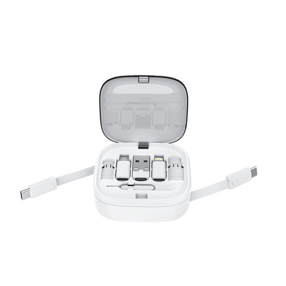 60W Fast Charge Retractable Data Cable with Adapter
