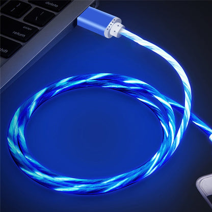 LED Colorful Charging Cable for Apple and Android Phones