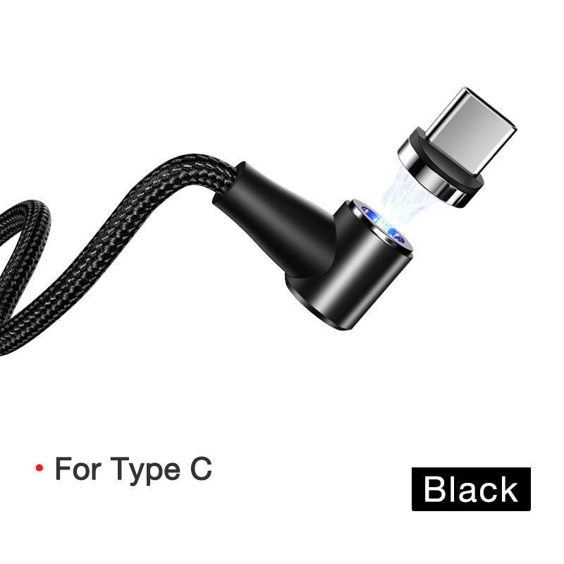 Magnetic 3-in-1 Data Cable with Fast Charging