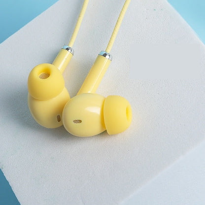 Macaron Color Wired Noise Reduction Earbuds with Mic