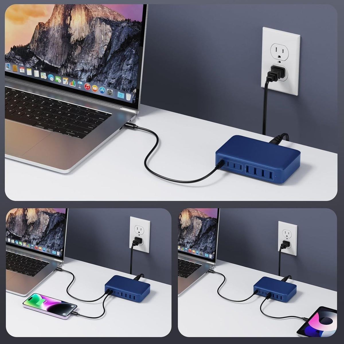 200W Gallium Nitride Charger for Phones & Laptops