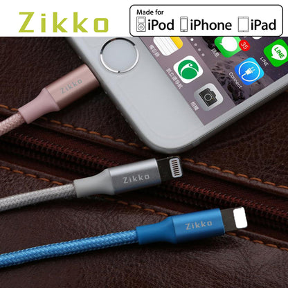 Premium Dual-Sided Gray Data Cable for Phones
