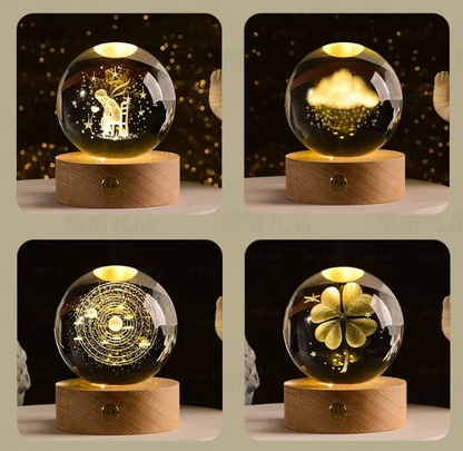 Glowing Crystal Ball