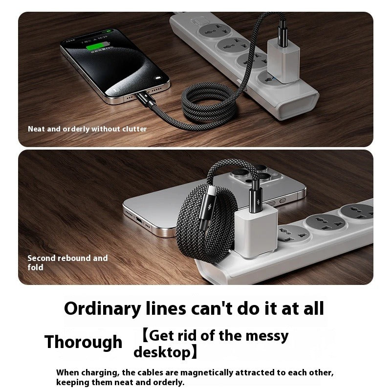 Fast Charge Magnetic Holder Type-C Cable