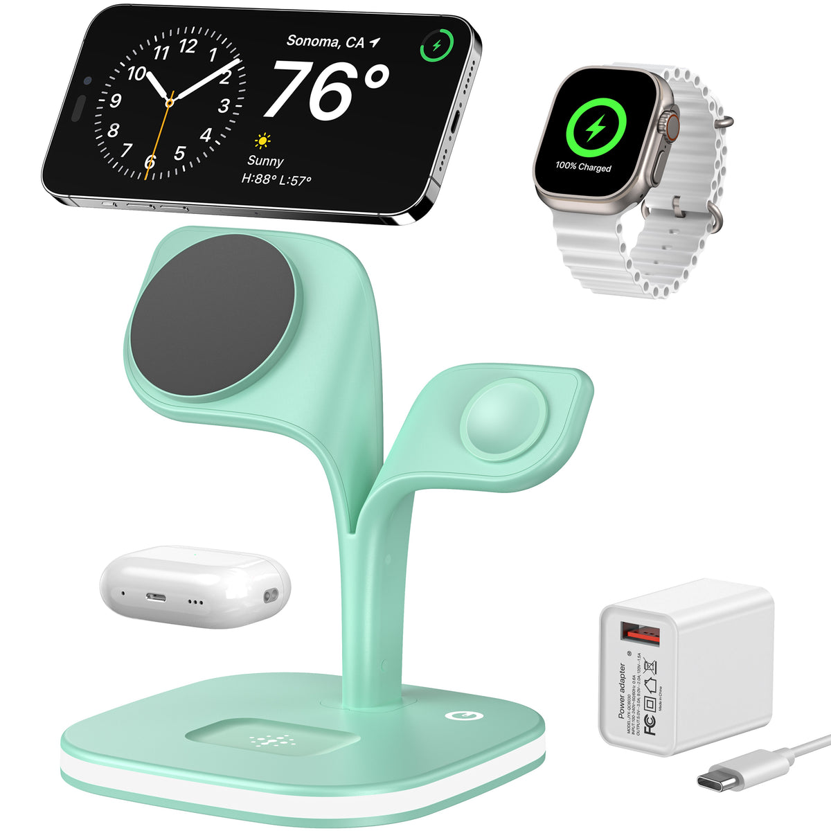 5-in-1 Magnetic Wireless Fast Charging Station