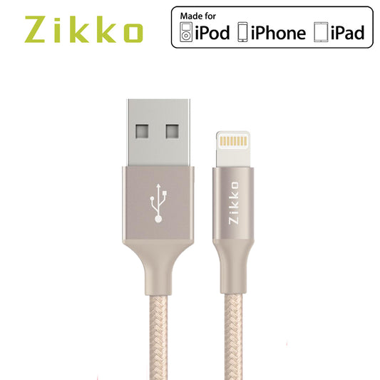Premium Dual-Sided Gray Data Cable for Phones