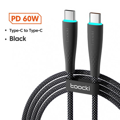 USB Type-C to Type-C Fast Charging Cable 100W/60W