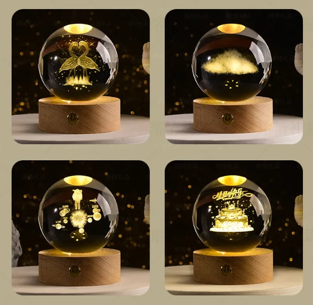 Glowing Crystal Ball