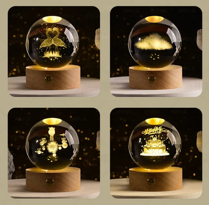 Glowing Crystal Ball