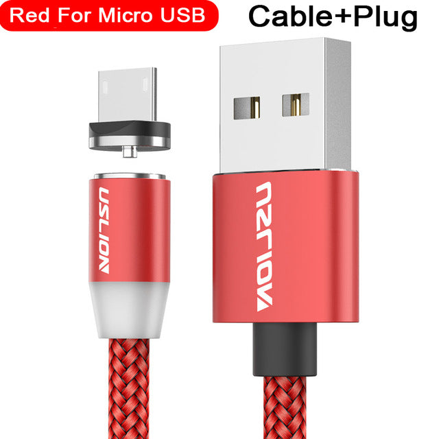 Uslion Magnetic Data Cable 3-in-1 for Android & Apple