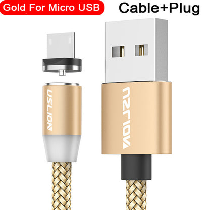 Uslion Magnetic Data Cable 3-in-1 for Android & Apple