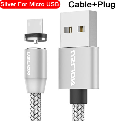 Uslion Magnetic Data Cable 3-in-1 for Android & Apple