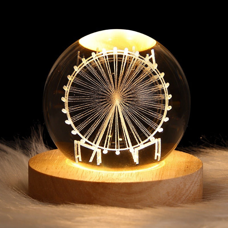 Crystal Ball Projection Ambience Night Light