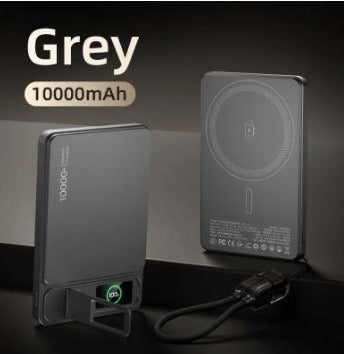 Wireless Magnetic Power Bank with Stand