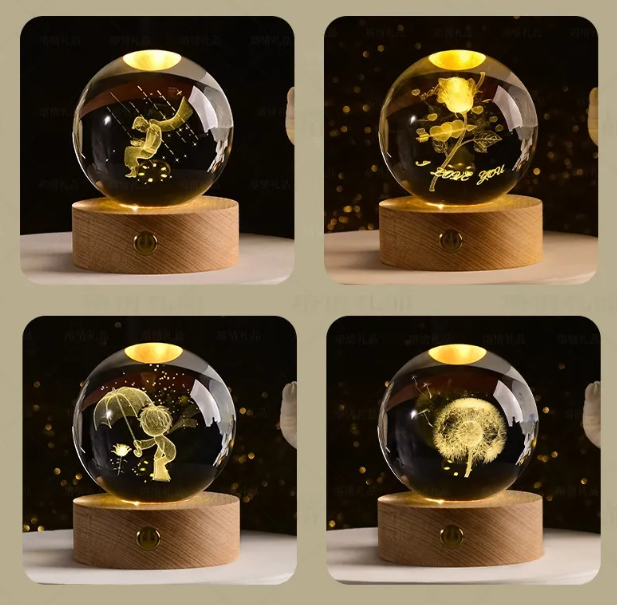 Glowing Crystal Ball