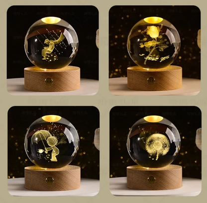 Glowing Crystal Ball