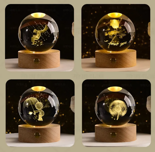 Glowing Crystal Ball