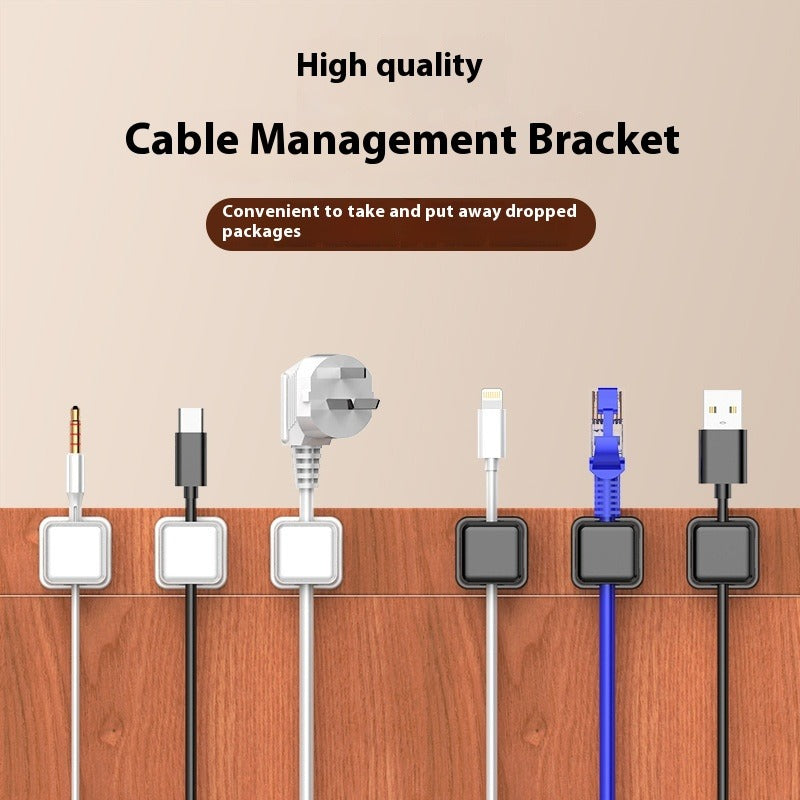 Wall-Mounted Data Cable Organizer