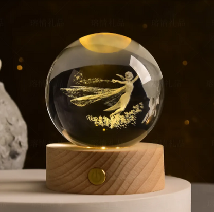 Glowing Crystal Ball